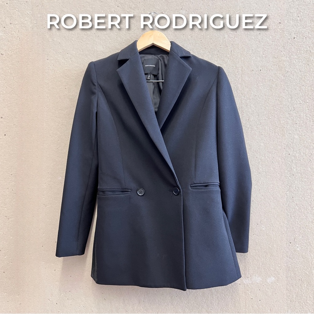 Robert Rodriguez Classic Black Blazer